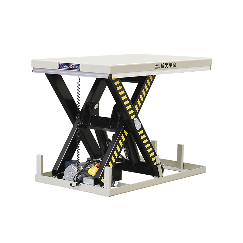 Stationary Scissor Electric Lift Table 4 Tons