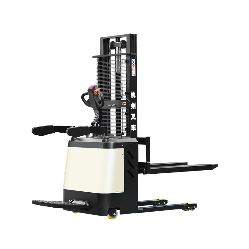 1.5 Tons Stand-on Electric Pallet Stacker Lift 3m
